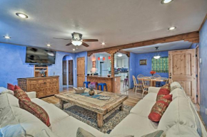 Cozy Blue Adobe with Steam Room 2 Mi from Taos!